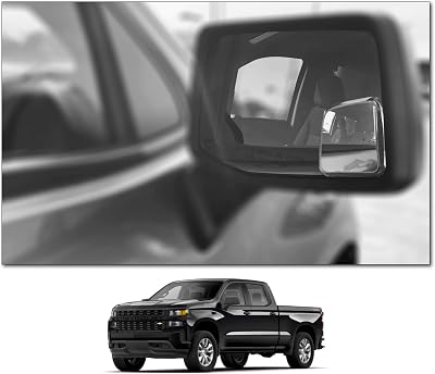 Custom GMC Sierra Blind Spot Mirrors - Compatible With 5th Gen Factory Mirrors With BSM | NXTGEN Extended View 2 Pack