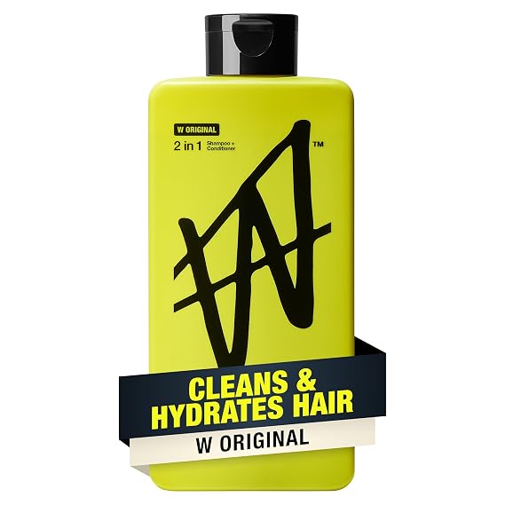 W by Jake Paul Mens 2-in-1 Shampoo and Conditioner, Full Looking Hair, Deep Clean & Hydrating, Original Scent, 16 fl oz