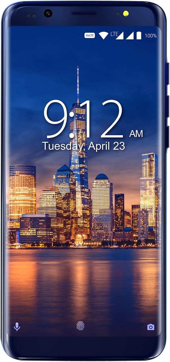 NUU Mobile G3-64GB4GB RAM - 13MP5MP Rear Camera, 13MP Front Selfie Camera - Dual-SIM 4G LTE Unlocked Cell Phone- Blue
