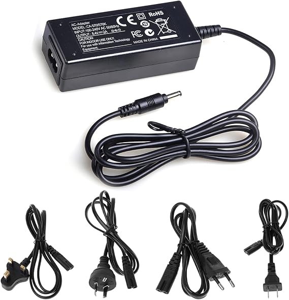 AC Power Adapter Charger Kit for Canon XC10 XA10 XA11 XA15 XA20 XA25 XA30 XA35 XA40 XA45 XA50 XA55 4K Camcorder(US Plug)