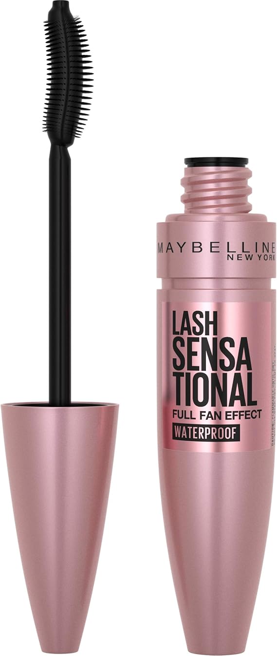 MAYBELLINE - Lash Sensational Mascara Waterproof 01 Very Black - 0.3 fl. oz. (9 ml)