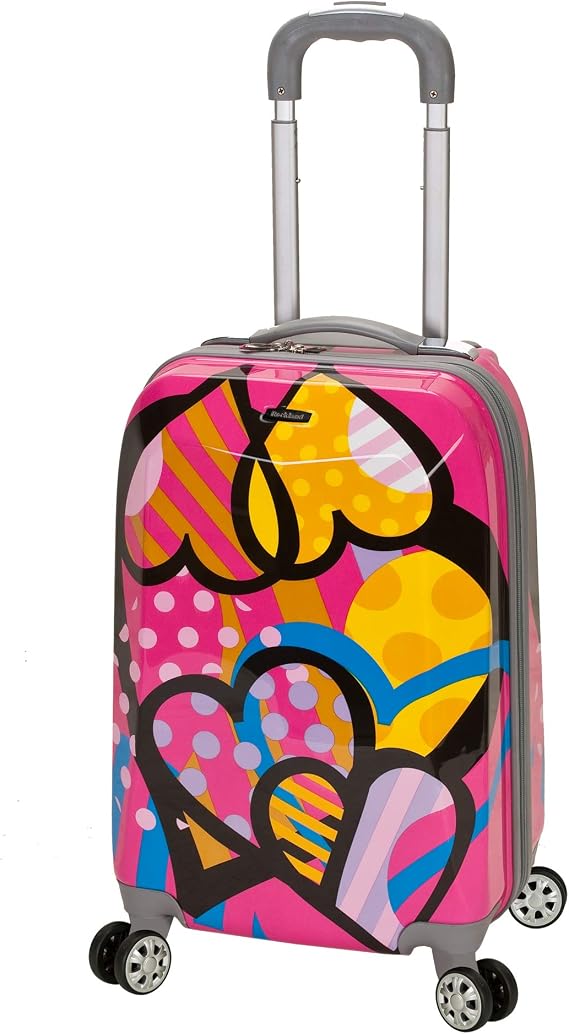 Rockland Vision Hardside Spinner Wheel Luggage, Assorted/Multicolor, Carry-On 20-Inch, Vision Hardside Spinner Wheel Luggage