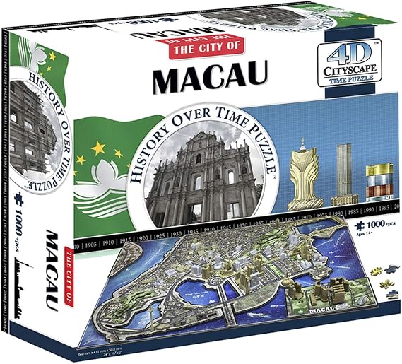 4D Cityscape 4D Macau China Puzzle