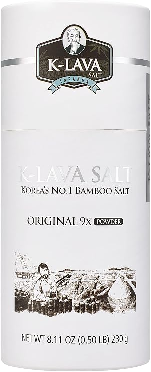 K-LAVA SALTKorea's No.1 Bamboo SaltOriginal 9x, Powder, 8.11 Ounce