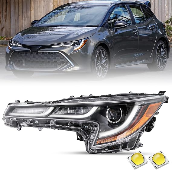 SOCKIR Headlight Assembly Fit for 2020-2022 Corolla SE XLE XSE Left Side