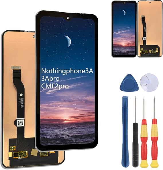 New Display Touch Screen for Nothing Phone 3A / Phone 3A Pro/CMF 2 Pro LCD Display Replace Parts with Tools.