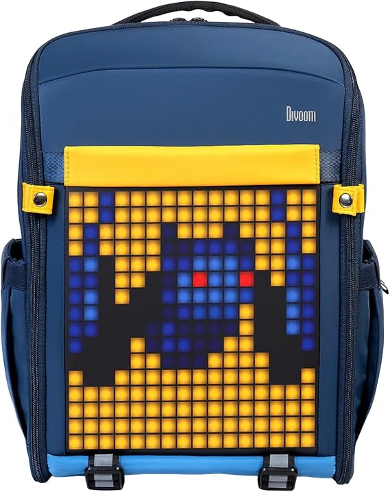 Divoom Backpack S Blue LED Display APP Controlled Smart Backpack