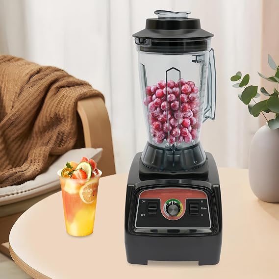 Commercial agitators, 132 Oz Professional Countertop agitators, 2800 Watt Base, High Performance Ice Crusher - Large Smoothie agitators, Food Processor Frozen Fruit or Hot Soups Shakes, BPA-Free Jar