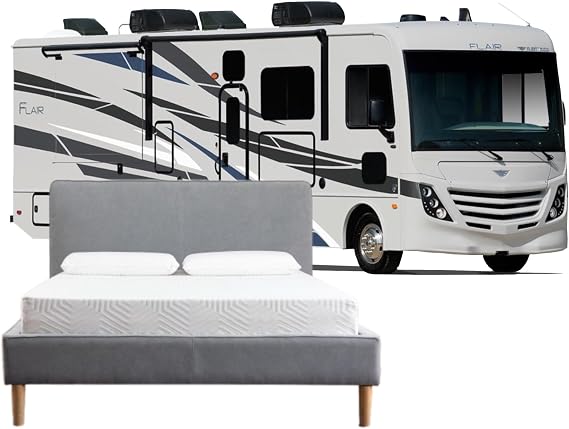Sleepy's by Mattress Firm | Memory Foam Doze RV Mattress | 3/4 Size 48" x 75" | 10" Medium Comfort | Pressure Relief | Eco Friendly