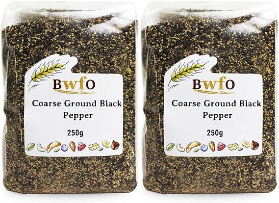 Coarse Ground Black Pepper 500g (BWFO)