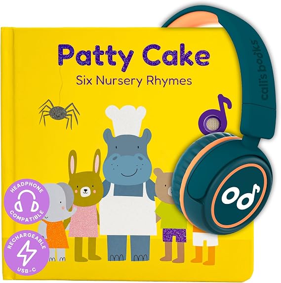 Cali's Books Patty Cake Music Book for Toddlers 1-3 Years Old