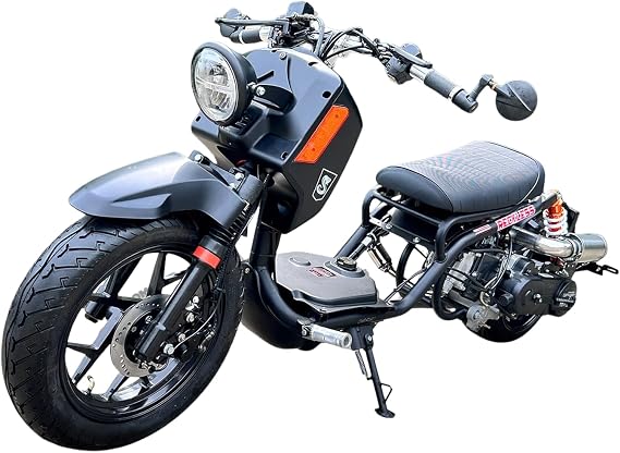 Reckless 50cc Gen V Scooter - High-Performance, Stylish City Ride for Adults & Teens, Automatic Transmission, LED Lights, Smooth Ride, Durable Build, Perfect for Urban Adventures (Black)