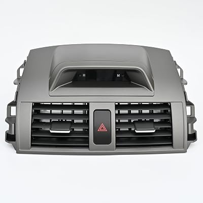 AC PERFORMANCE Center Dash AC Air Vent Outlet Panel Compatible with Toyota Corolla 2008-2011 Replaces 55670-02340