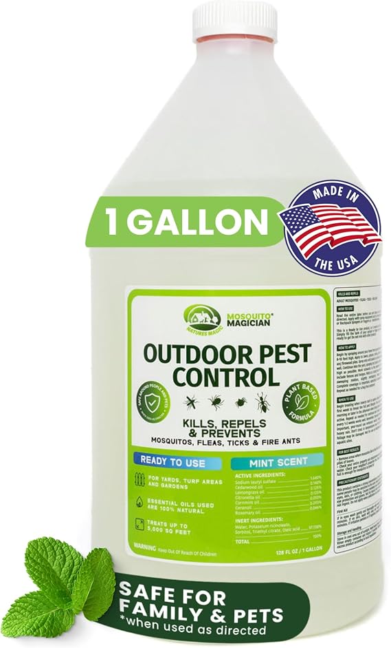 Mosquito Magician Ready-to-Use Mosquito Yard Spray - 1 Gal (Mint Scent)