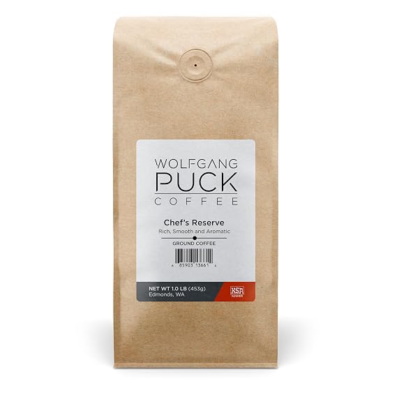 Wolfgang Puck Coffee Chef's Reserve Ground, 16 Ounce
