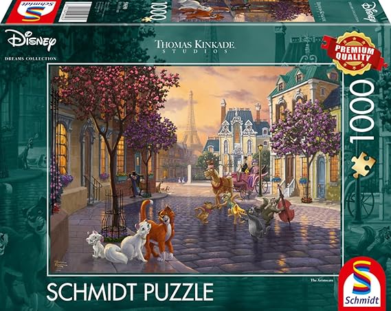 Schmidt Spiele 59690 Thomas Kinkade Disney The Aristocats Jigsaw Puzzle 1000 Pieces