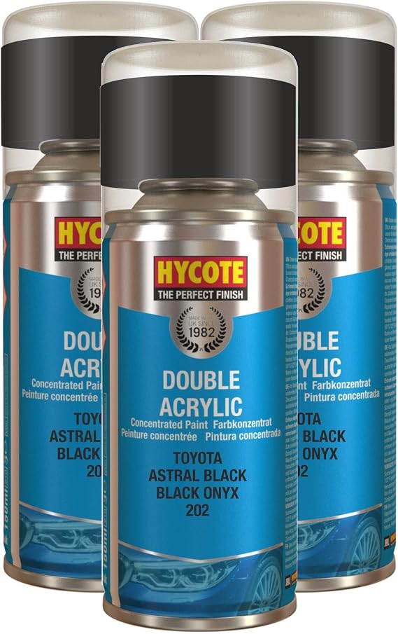 Hycote Toyota Astral Black 150ml (Pack of 3)