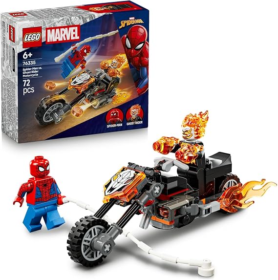 LEGO Marvel Örümcek Adam, Ghost Rider Motosikletine Karşı 76335