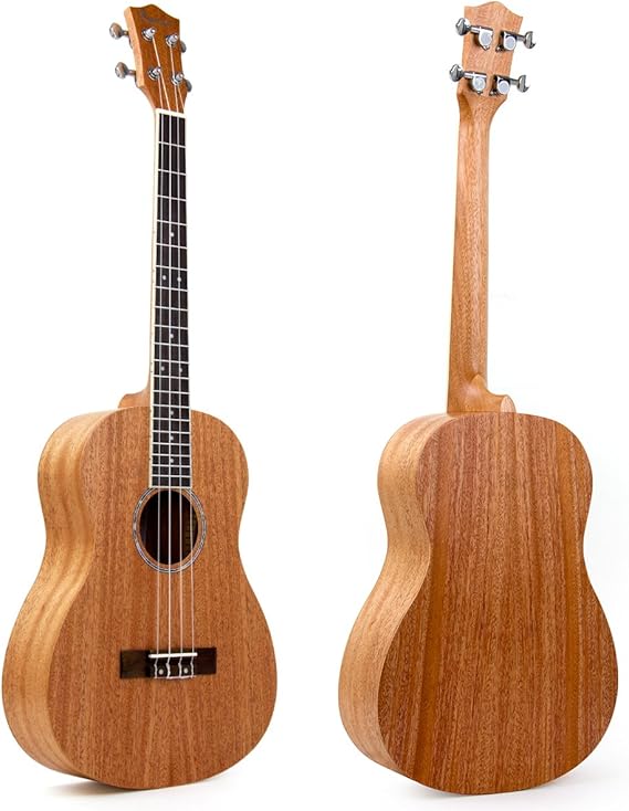 Kmise Baritone Ukulele 30 Inch Mahogany Ukelele 4 String Hawaii Guitar Uke G-C-E-A from Kmise