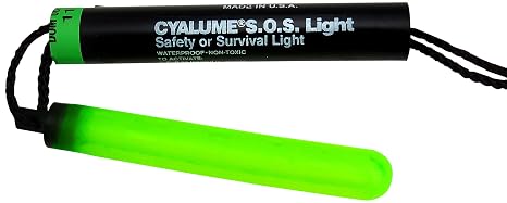 Cyalume 9-42740PFSOS Signal and Light Chemical Light Sticks, Green, 5-1/4" Long, 8 Hour Duration (Pack of 5)