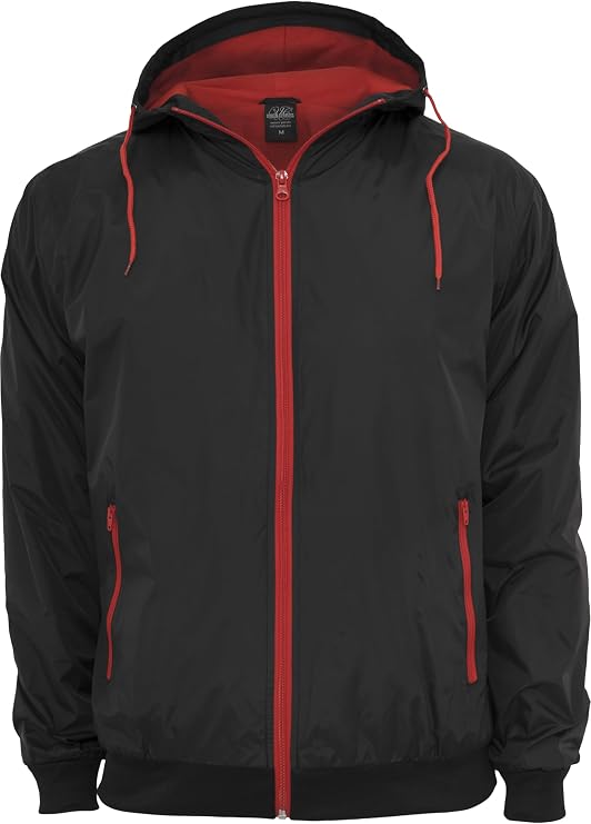 Urban Classics Men's Contrast Windrunner Jacket (Pack of 1)