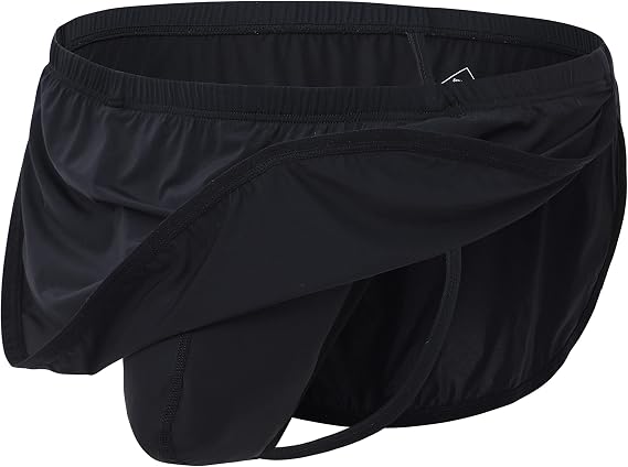 ZONBAILON Men's G-String Back Thong - Silky Skirted Pouch Underwear Sexy