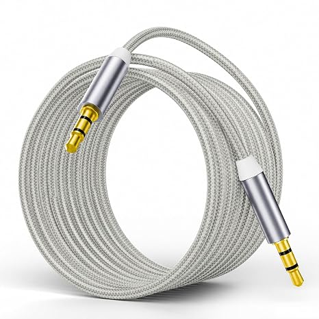 3.5mm Aux Cord 20FT, Male to Male TRS Stereo Audio Cable
