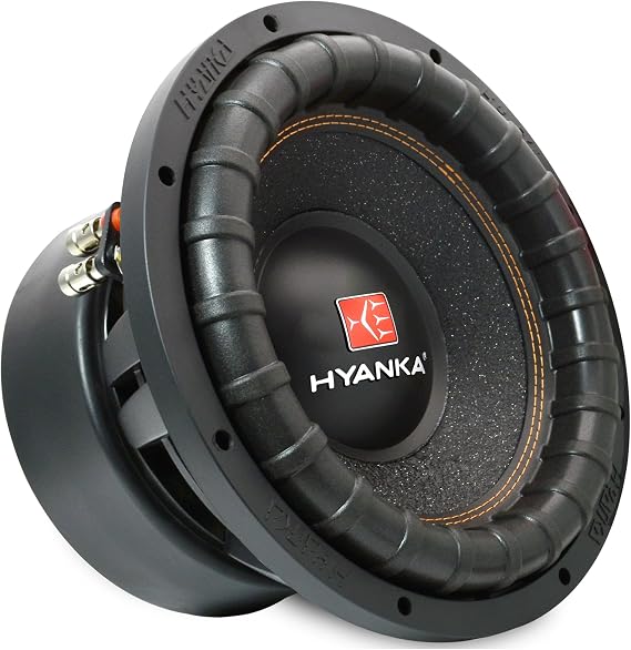 H YANKA BSP-12-4 12 Inch Subwoofer 2800W Max Power, 3" Dual Voice Coil, 4 Ohm, Car Audio Subwoofer, Black Aluminum Basket, Paper Cone, Deep Bass for Cars