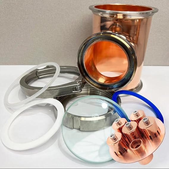 HOOLOO 4" Copper Distillation Column Kit