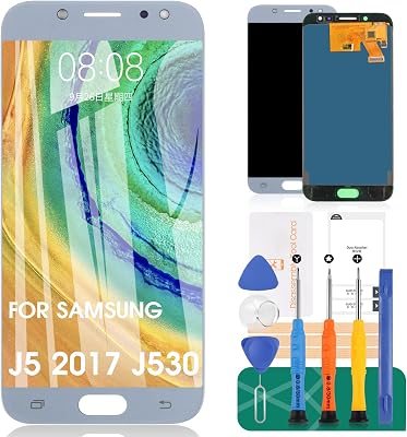 for Samsung Galaxy J5 Pro Screen Replacement-TFT LCD Screen for Samsung J5 2017 J530 J530F J530S J530K J530L J530FM J530Y J530YM Display Touch Digitizer Glass Assembly,NOT AMOLED Blue