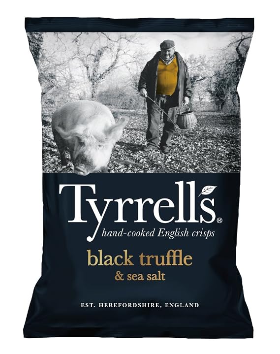 Tyrrells Black Truffle & Sea Salt 150g