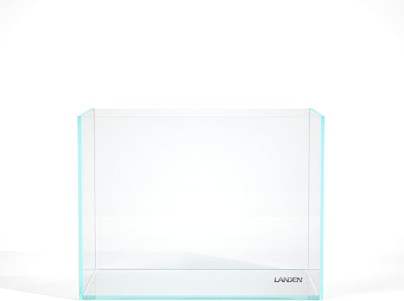 LANDEN Aquarium 60H 30 Gallon Ultra Clear Glass Rimless Fish Tank