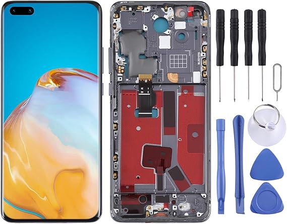 LCD Screen for Huawei P40 Pro Digitizer Full Assembly with Frame