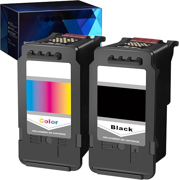E-Z Ink Ink Cartridge for Canon Printers Replacement for Combo Pack for Canon Ink with Pixma MX491 MG2523 MX493 TR4521 MG3023 MG2521 TS3113 Printer
