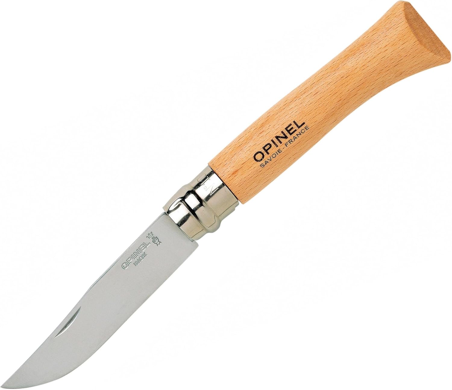 Opinel 1 x Traditional folding knife INOX No. 10 - with Virobloc closure