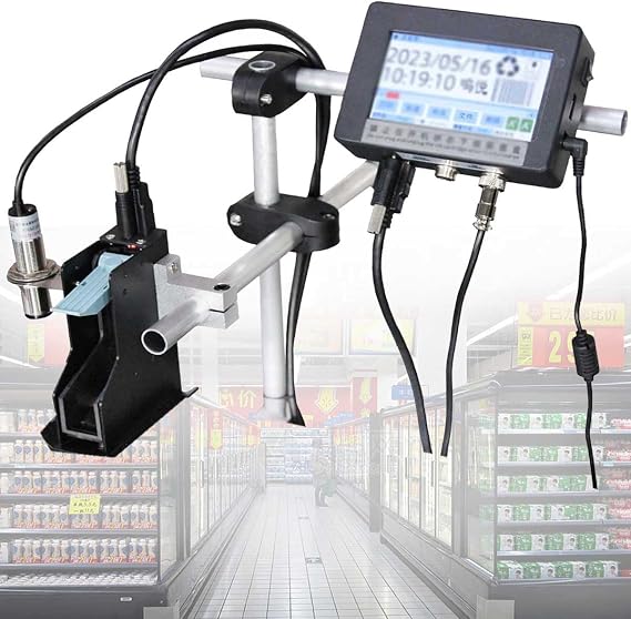 Inkjet Printer Online Batch Encoder Automatic Coding and Marking Equipment,For Trademark,Logo,Graphic,Date Coder,Label Etc