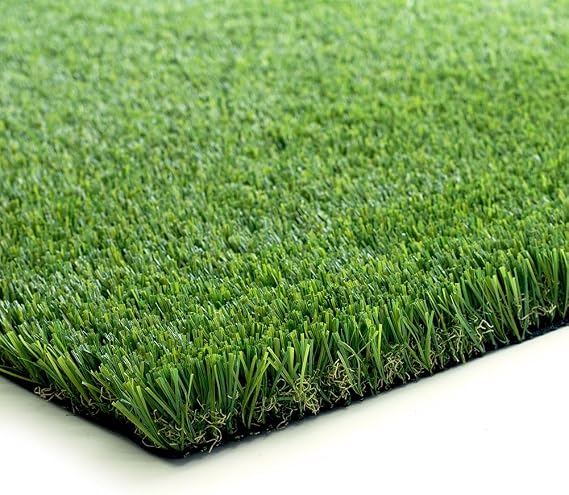 LITA Natural Thick Realistic Deluxe Artificial Grass Turf Customized Size 4 x 7 Feet, 1.5" Synthetic Lawn Perfect for Indoor/Outdoor Garden Lawn Landscape Fake Grass Rug