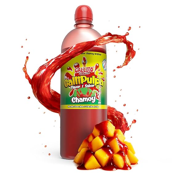 Gallito Mex Pulpa de Tamarindoy Chamoy | Tamarindo and chamoy sauce | Mexican fruit sauce | Ready for Parties, Snacks, Pinatas & Sharing | 1-Pack