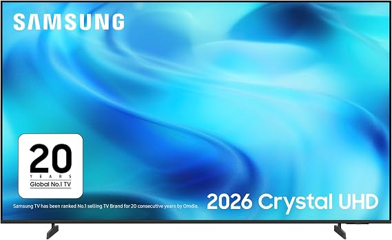 Samsung Smart TV 65-Inch U7020H Crystal UHD 4K TV, HDR10+, Motion Xcelerator, Dynamic Sound Pack, Gaming Hub, Knox Security, Vision AI Companion [2026]