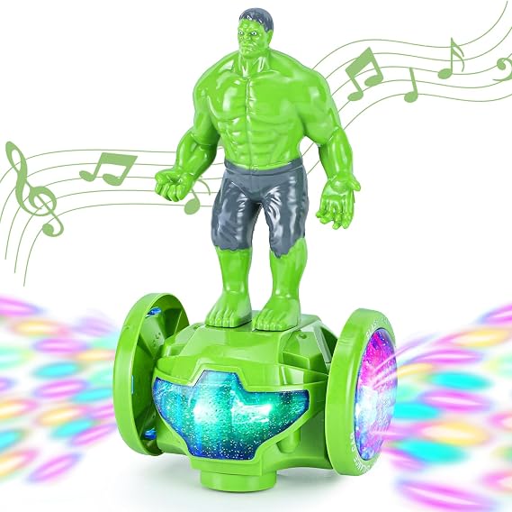 Toys for Boys Girls 3-5 Years Old,Toys Car with Music and Lights,Interactive Electric Robot Toy Bump and Go Cars for Kids Age 3+,Birthday Christmas Party Gifts for 4 5 6 Year Old