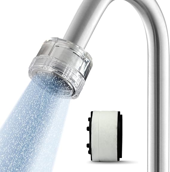 Sediment Faucet Filter Kit - Includes 10 Adapters - Improves Taste & Odor, Protects Skin & Health, Removes Dirt & Rust (Sediment)