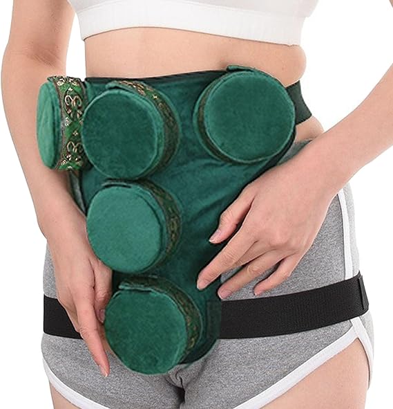 NICHOY Smokeless Copper Moxa Box,Copper Moxibustion Box,Purifier Copper Tank Moxibustion Treatment Tool,Great for Waist Neck Knee Shoulder Back(A)