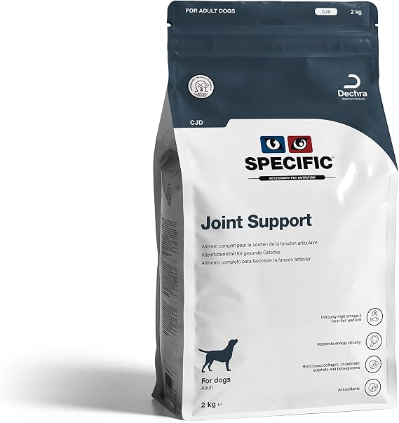 SPECIFIC Joint Support (CJD) 2 kg - Dry Food for Dogs - Omega-3 and Krill Oil - Anti-Inflammatory Joint Agent for Dog Osteoarthritis - Adult Dogs and Senior Dogs - DECHRA Veterinary Products