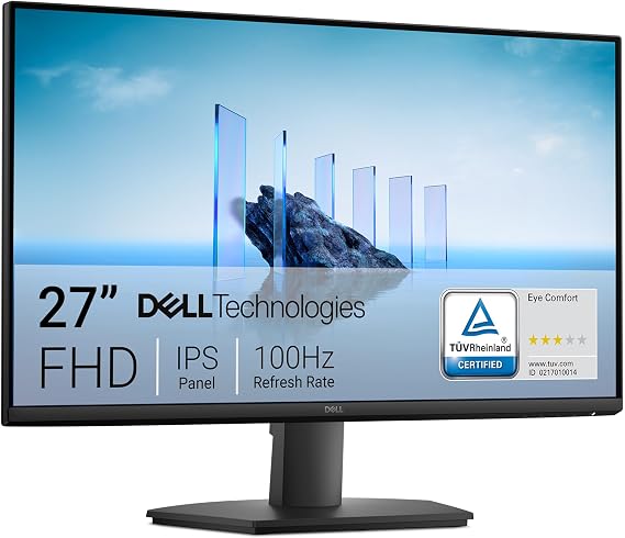 Dell 27 Monitor SE2725HM, FHD, IPS, 100Hz, Eye Comfort, Anti-Glare