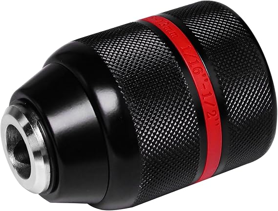 Keyless Drill Chuck 1/2-20UNF, 1.5-13mm Self-Tightening Chuck