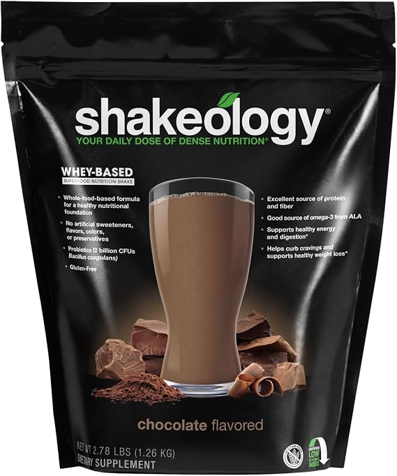 BODi Shakeology Whey Protein Powder Blend - Chocolate, 30 Servings