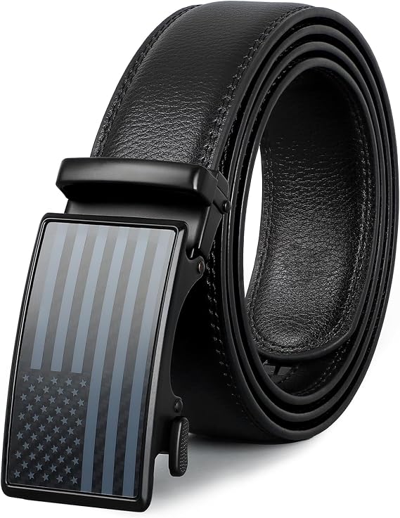 Beltroad American Flag Belt for Men Black Nylon Ratchet Belts 4th of July Patriotic Decorations