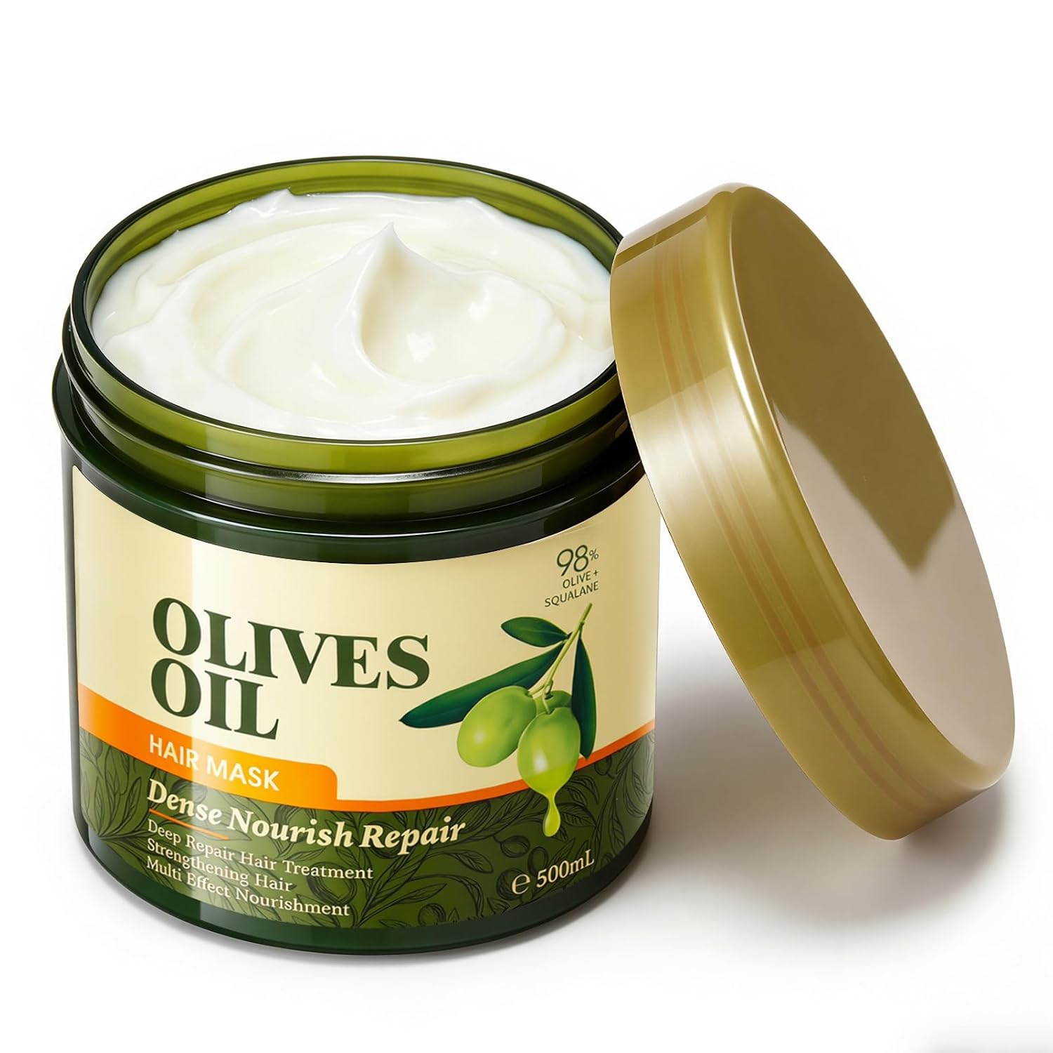 Hair Treatment Extremely Damaged Hair Hair Mask for Very Dry Hair Humidifier and Deep Repair of the Hair Hair Mask Intensive Hair Care Makes the Hair Shiny Soft and Easy to Comb