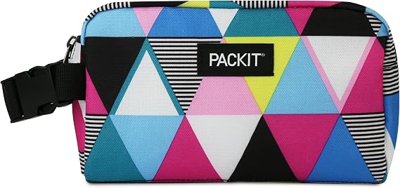 PackIt Freezable Snack Box, Triangle Stripes
