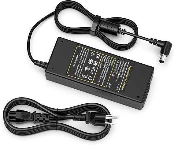 19V Power Cord Compatible with Samsung TV 32" UN32J400, UN32J4000AF, UN32J5205, UN32J400DAF, UN32J5003, UN32J400DAFXZA, UN32J525D, UN32J525DAF Power Adapter